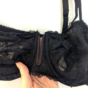 Auden Bra 34DD black lacey